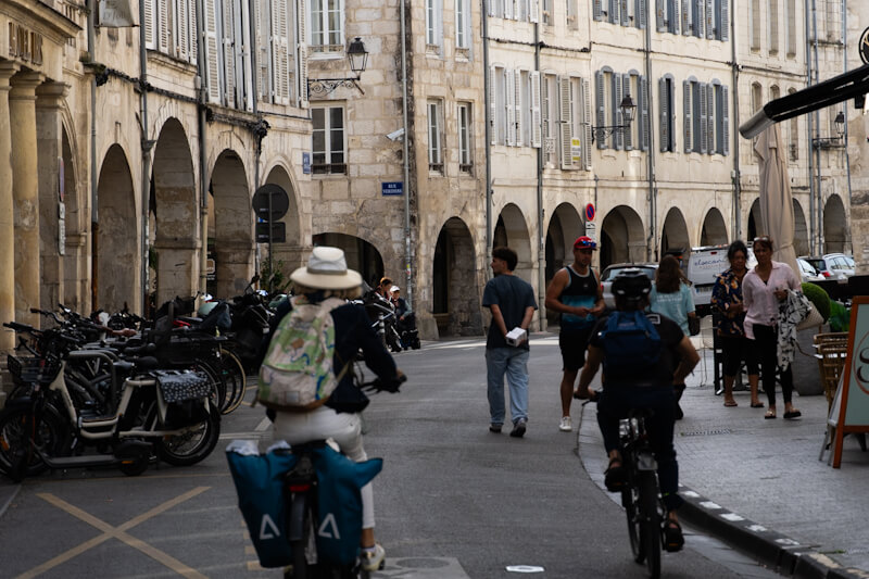 In der Altstadt von la Rochelle