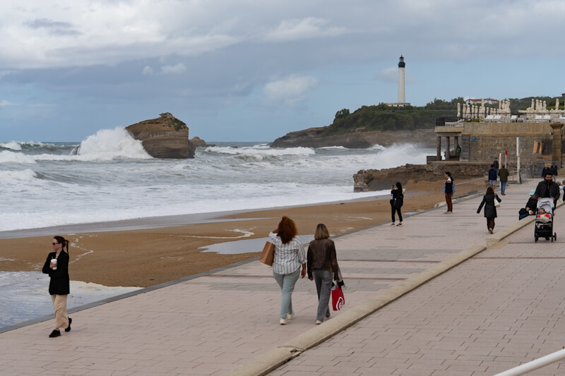 Am Strand von Biarritz