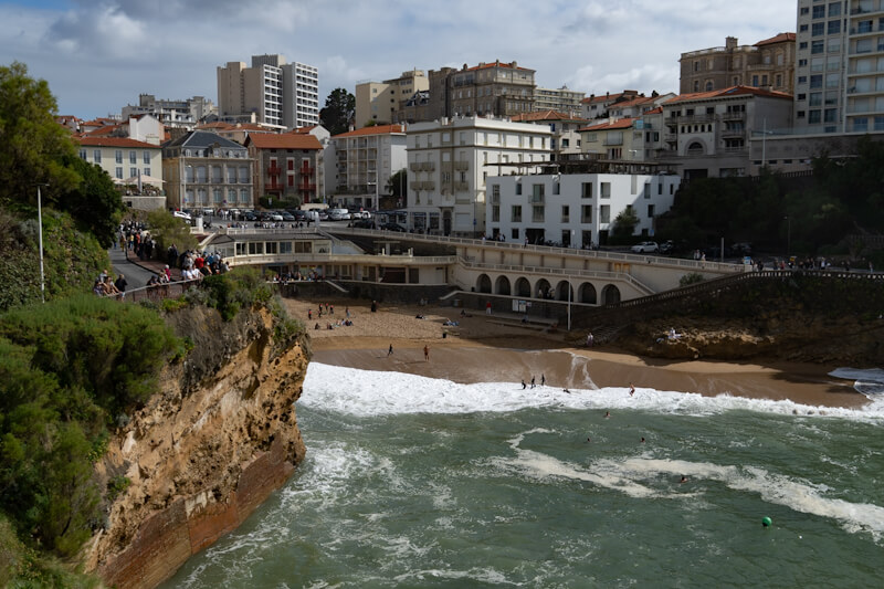 Am Plage du Port Vieux (Biarritz)
