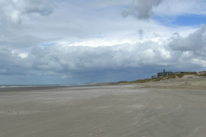 Am Strand von Berck-sur-Mer (Normandie)