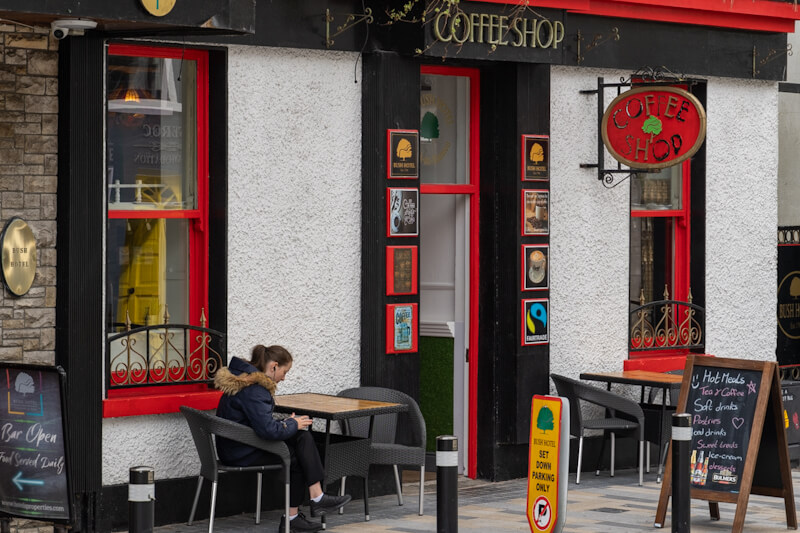 Coffee Shop in der Altstadt