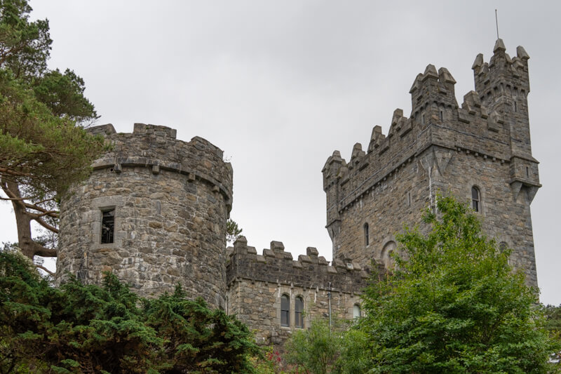 Zinnen von Glenveagh Castle