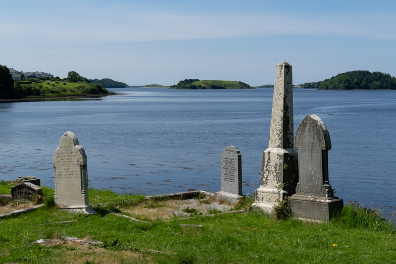 Grabsteine an der Abbey
