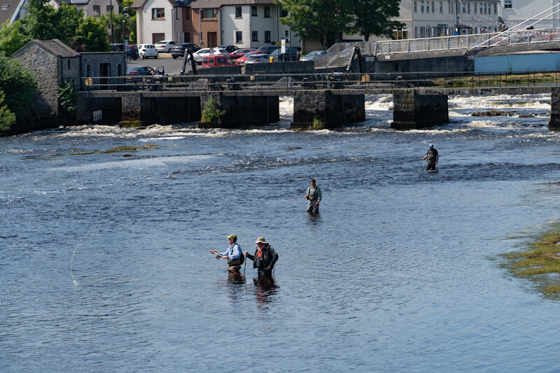 Angler im River Moy