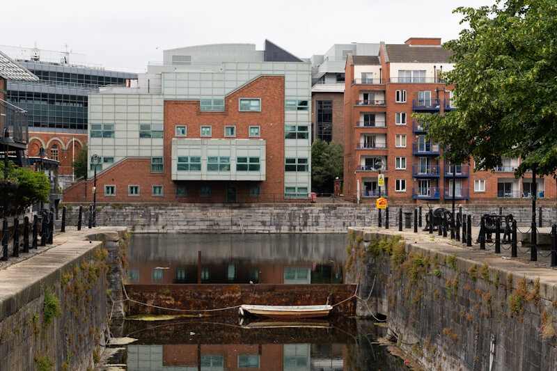 Wohngebäude in den Docks