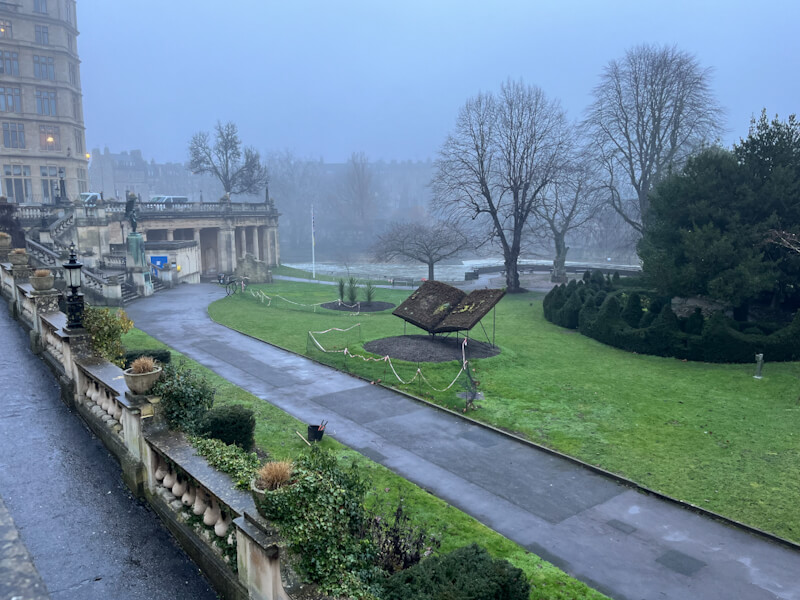 Bath City Parade Gardens am River Avon
