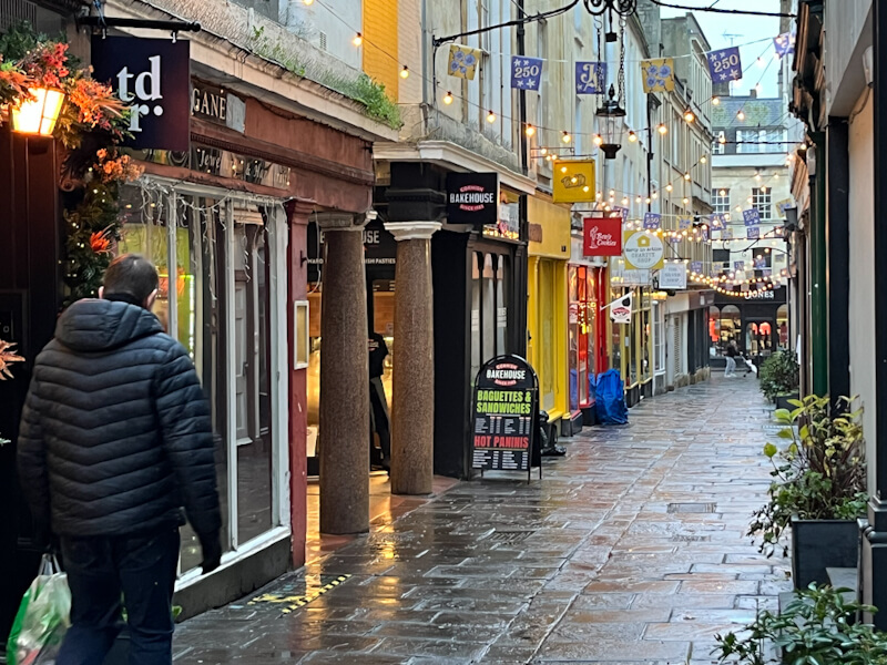 Kleine Gassen in der Altstadt (Bath)