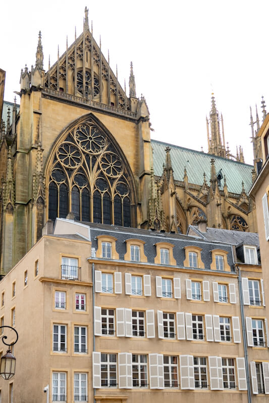 Blick auf die Kathedrale St Etienne
